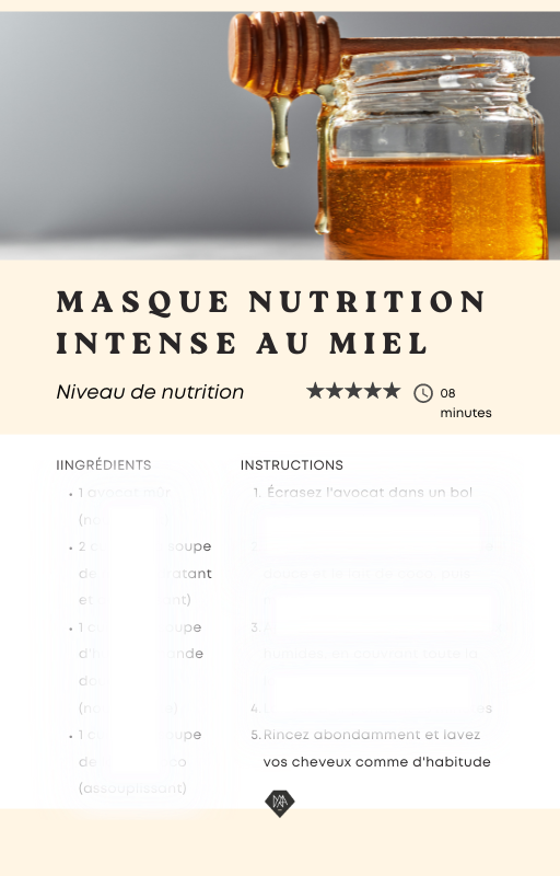 E-book 20 RECETTES DE MASQUES FAITS MAISON